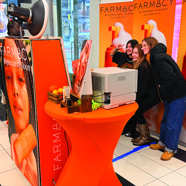 product launch photo activation for experimental marketing campaign